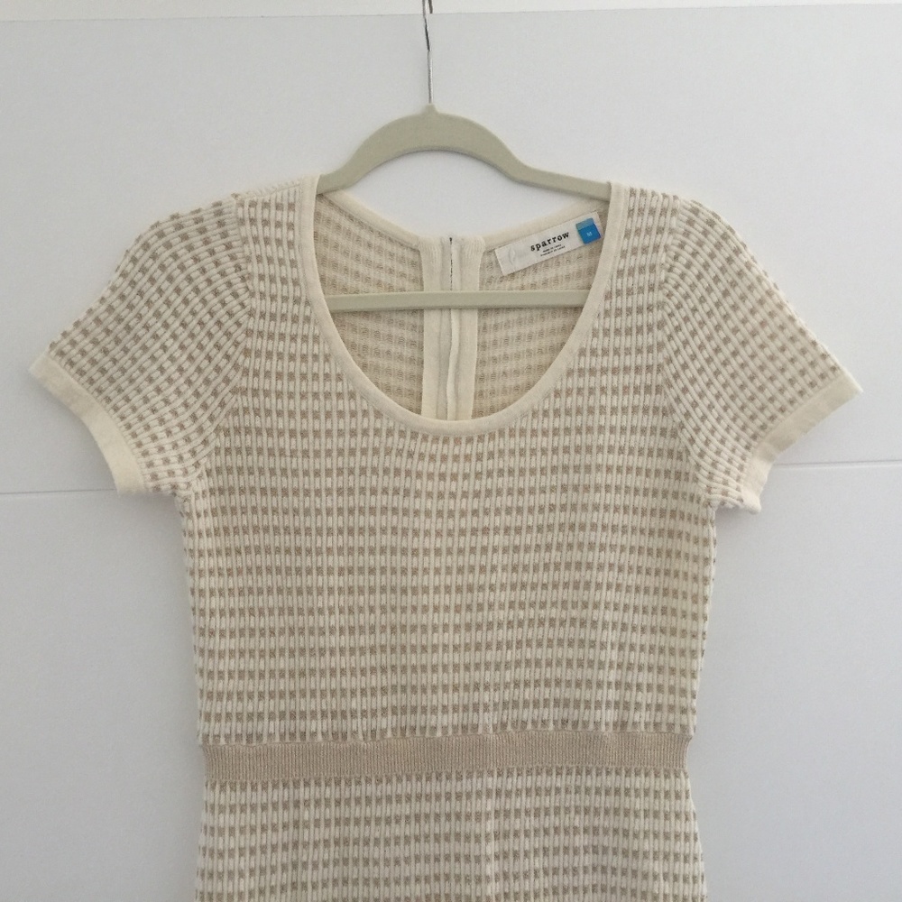 Short-sleeve Sweater Dress by Sparrow
